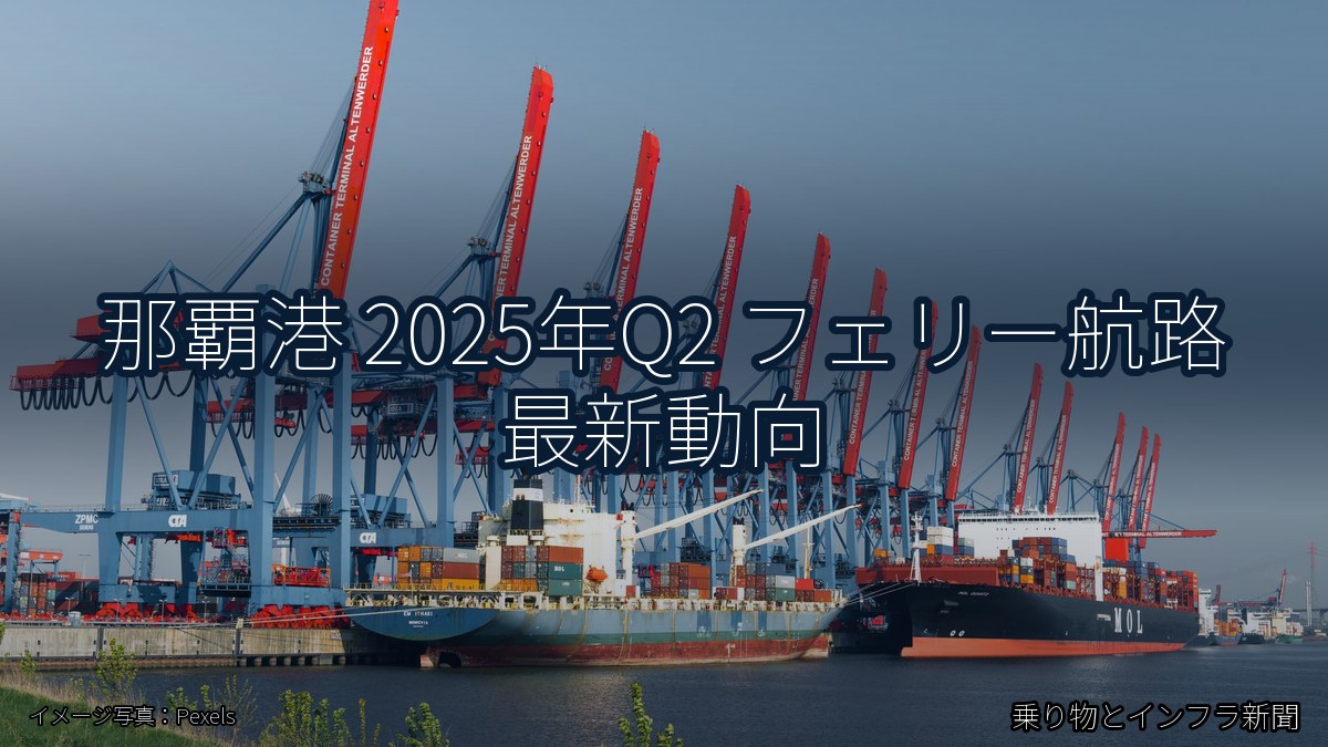 那覇港 2025年Q2 フェリー航路 最新動向（乗り物とインフラ新聞）
