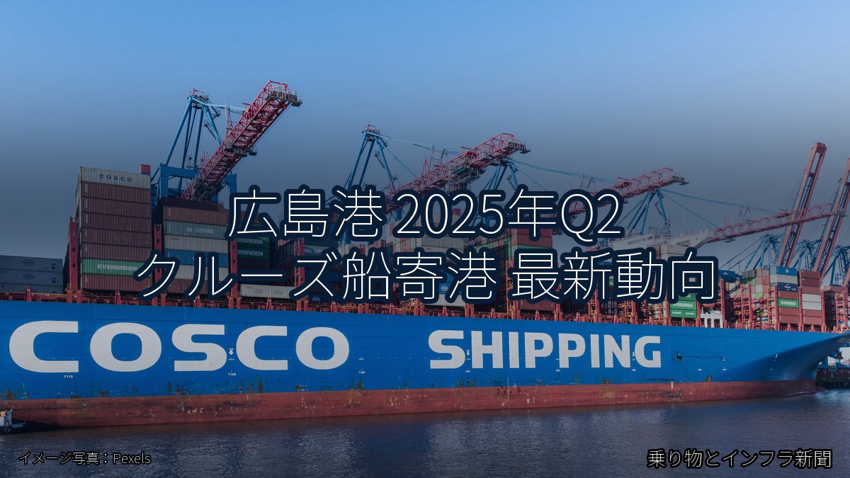 広島港 2025年Q2 クルーズ船寄港 最新動向（乗り物とインフラ新聞）