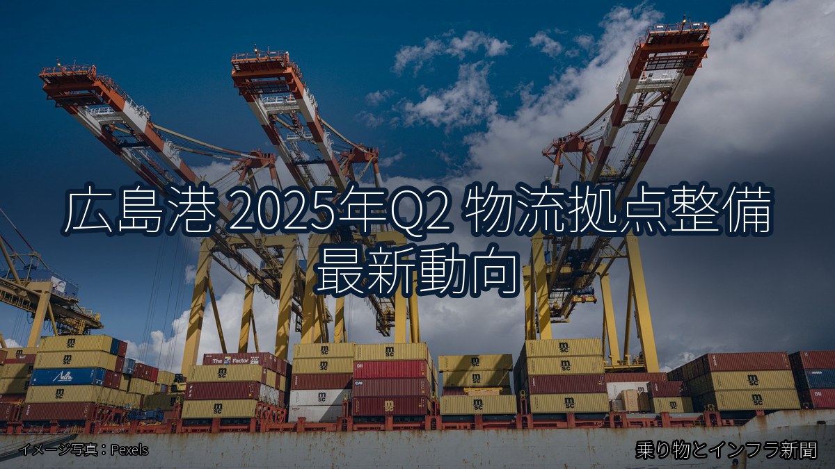 広島港 2025年Q2 物流拠点整備 最新動向(乗り物とインフラ新聞)