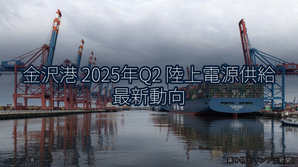 金沢港 2025年Q2 陸上電源供給 最新動向（乗り物とインフラ新聞）