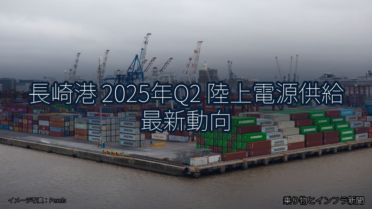 長崎港 2025年Q2 陸上電源供給 最新動向(乗り物とインフラ新聞)