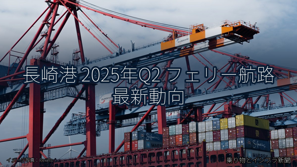 長崎港 2025年Q2 フェリー航路 最新動向(乗り物とインフラ新聞)