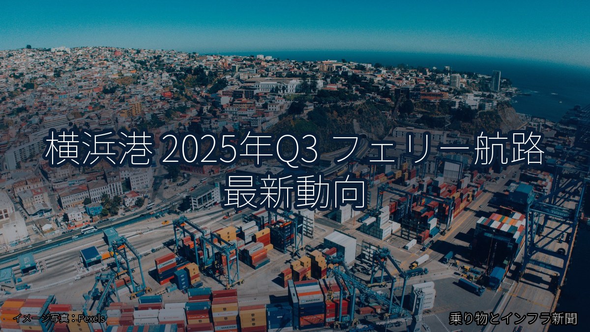 横浜港 2025年Q3 フェリー航路 最新動向（乗り物とインフラ新聞）