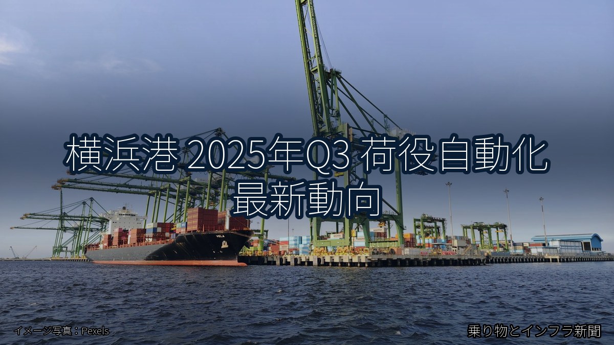 横浜港 2025年Q3 荷役自動化 最新動向（乗り物とインフラ新聞）