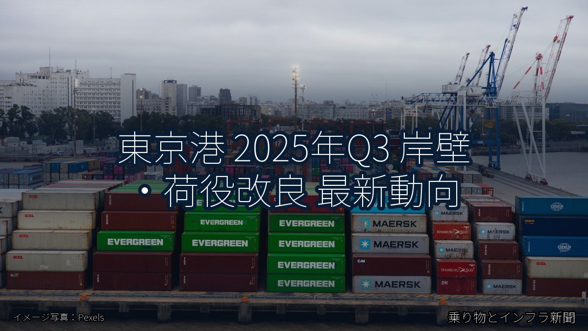 東京港 2025年Q3 岸壁・荷役改良 最新動向(乗り物とインフラ新聞)