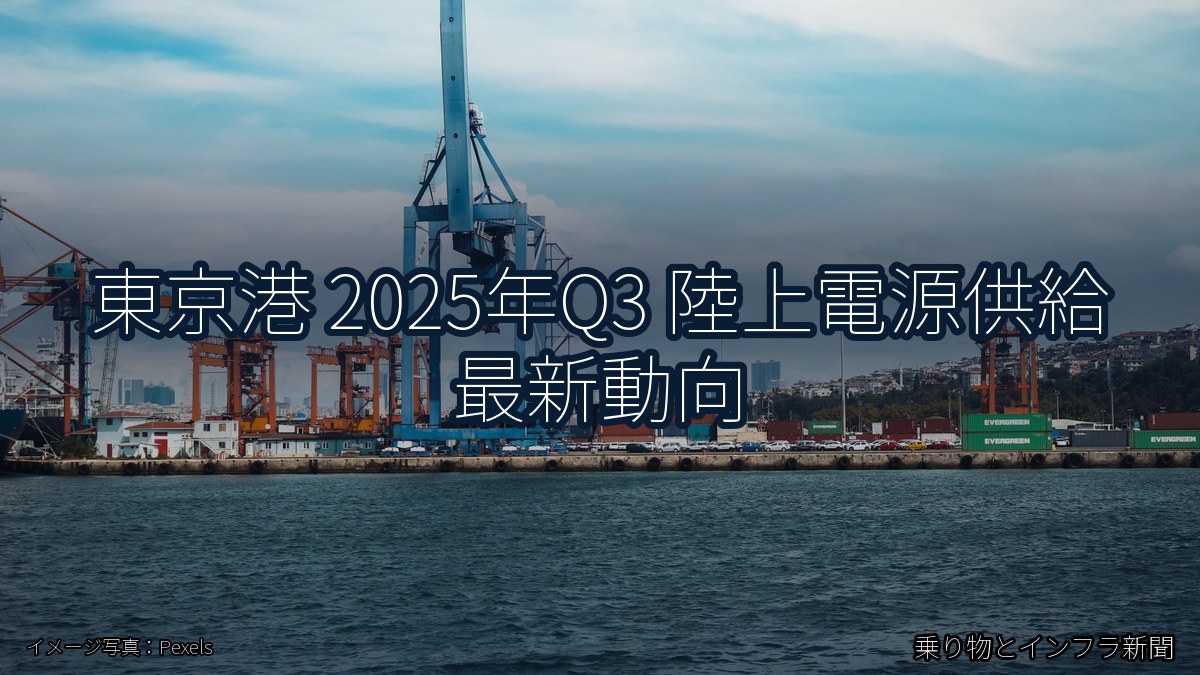 東京港 2025年Q3 陸上電源供給 最新動向（乗り物とインフラ新聞）