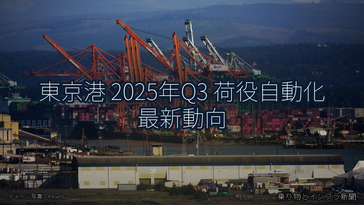 東京港 2025年Q3 荷役自動化 最新動向（乗り物とインフラ新聞）