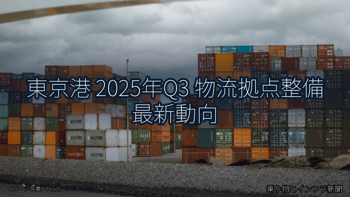 東京港 2025年Q3 物流拠点整備 最新動向（乗り物とインフラ新聞）