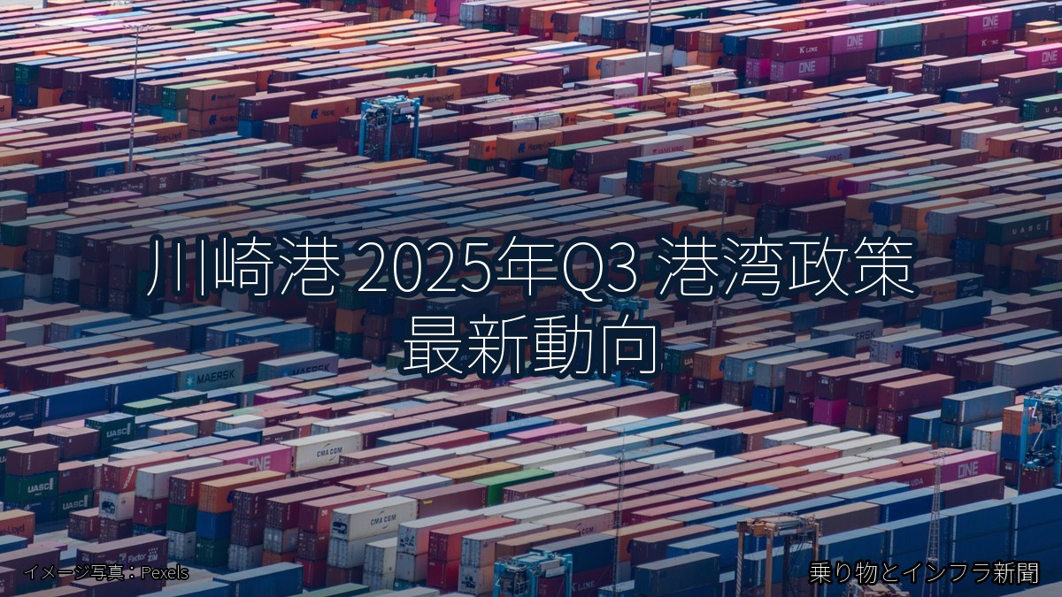 川崎港 2025年Q3 港湾政策 最新動向（乗り物とインフラ新聞）