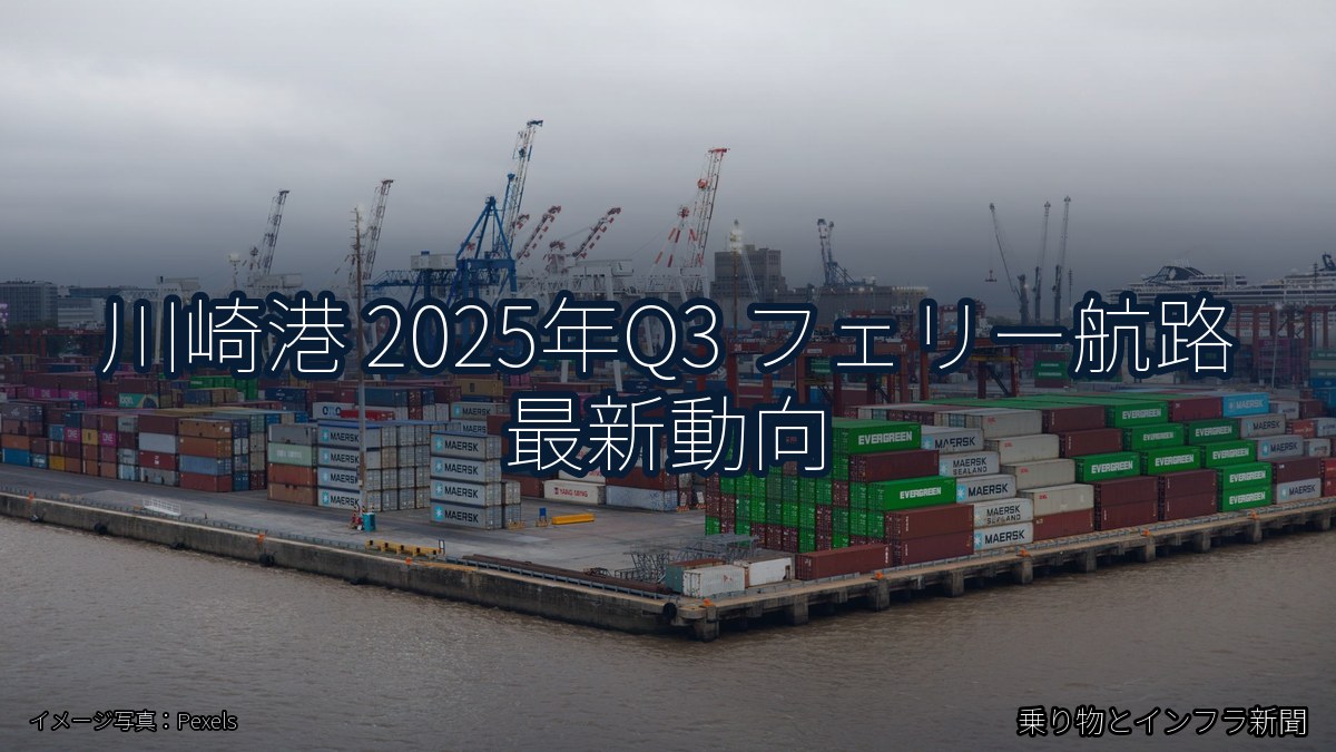 川崎港 2025年Q3 フェリー航路 最新動向(乗り物とインフラ新聞)