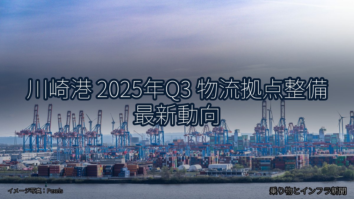 川崎港 2025年Q3 物流拠点整備 最新動向（乗り物とインフラ新聞）