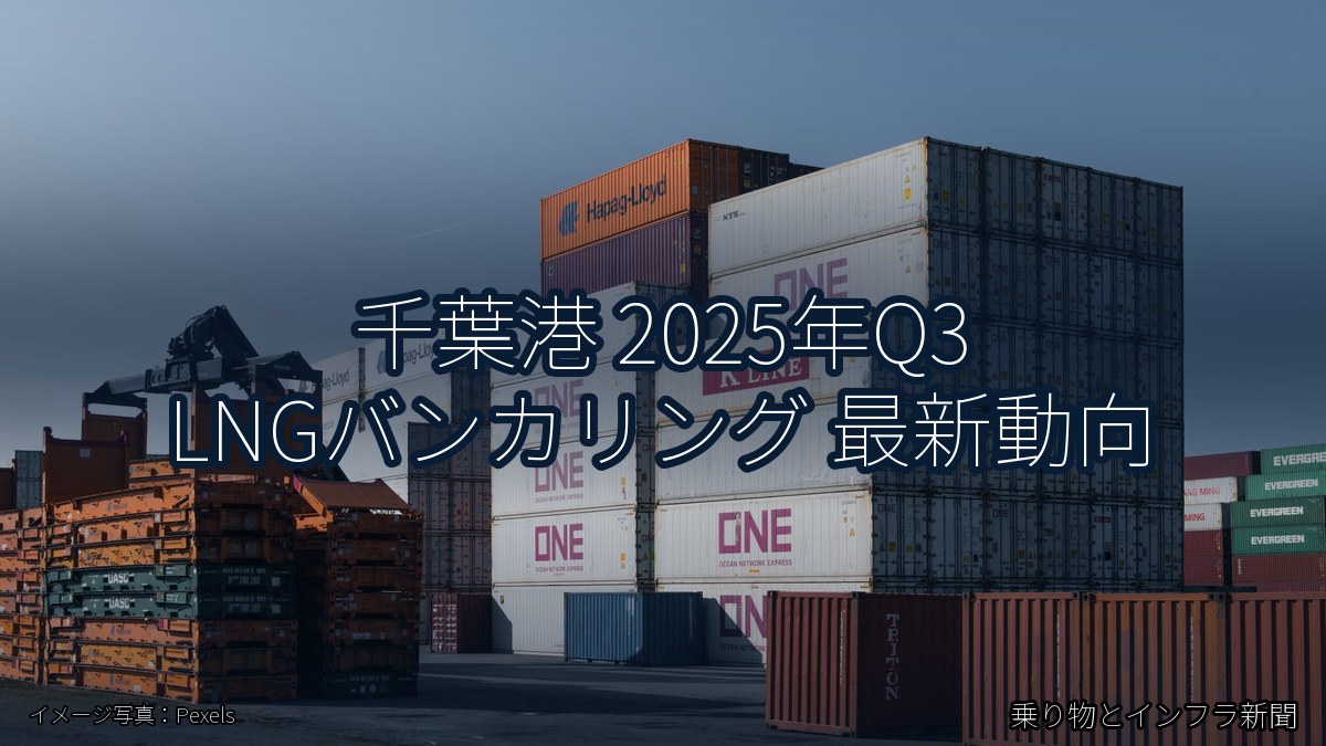 千葉港 2025年Q3 LNGバンカリング 最新動向（乗り物とインフラ新聞）