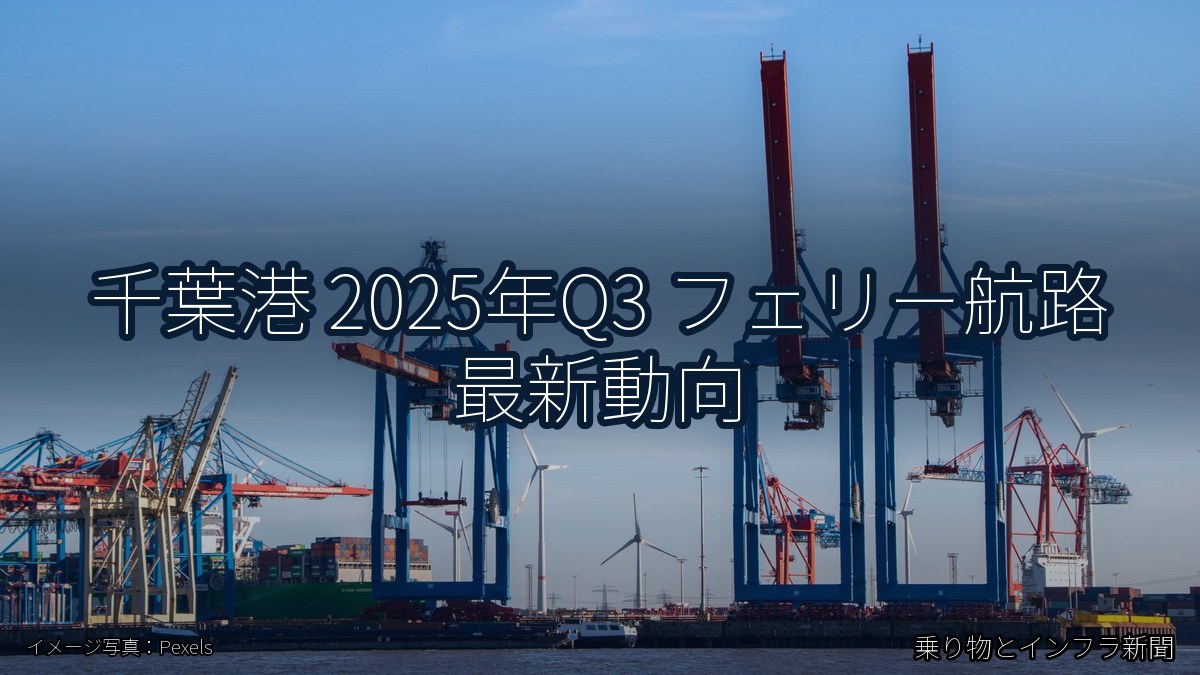 千葉港 2025年Q3 フェリー航路 最新動向（乗り物とインフラ新聞）