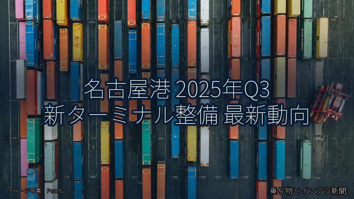 名古屋港 2025年Q3 新ターミナル整備 最新動向（乗り物とインフラ新聞）
