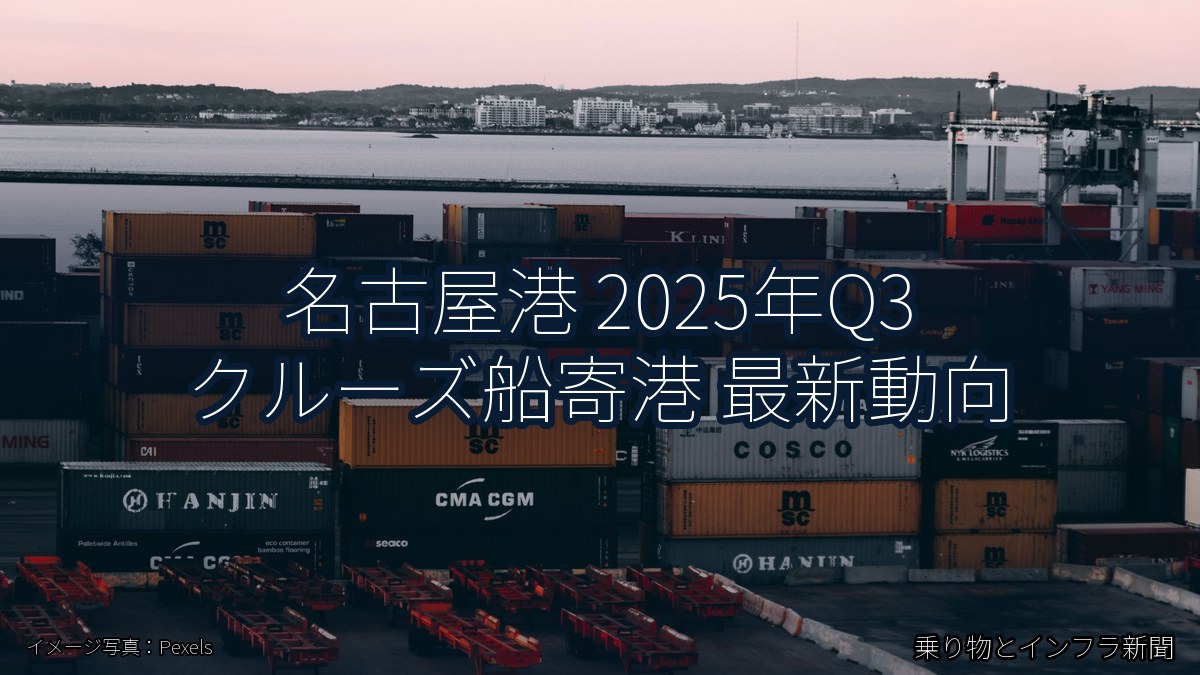 名古屋港 2025年Q3 クルーズ船寄港 最新動向（乗り物とインフラ新聞）