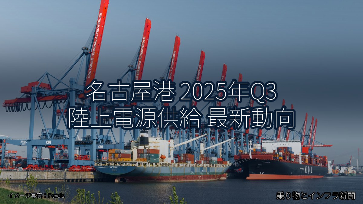 名古屋港 2025年Q3 陸上電源供給 最新動向（乗り物とインフラ新聞）