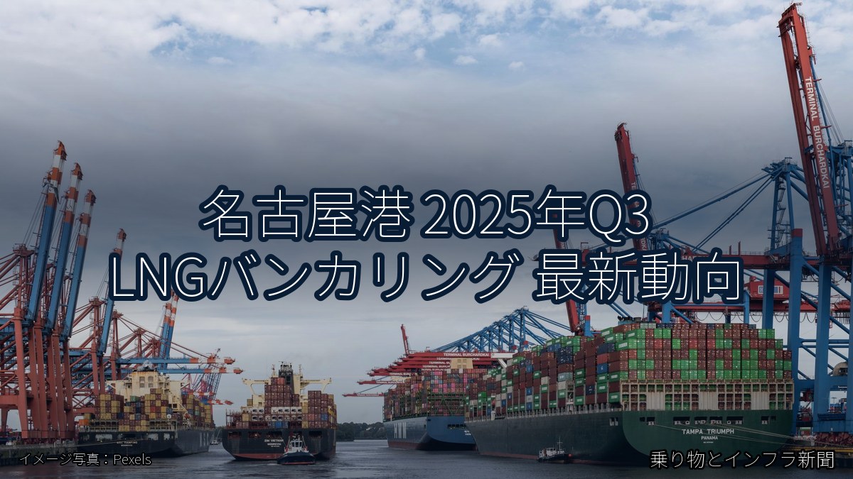 名古屋港 2025年Q3 LNGバンカリング 最新動向（乗り物とインフラ新聞）