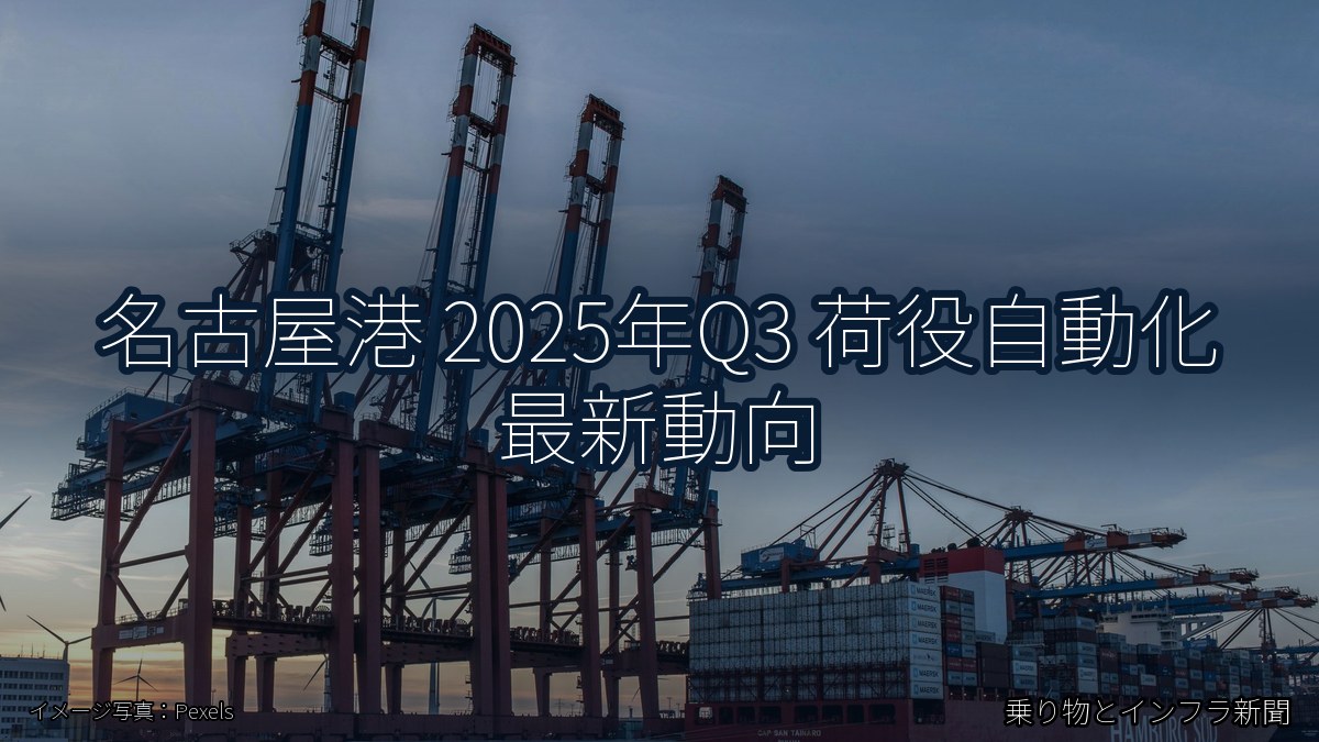 名古屋港 2025年Q3 荷役自動化 最新動向（乗り物とインフラ新聞）
