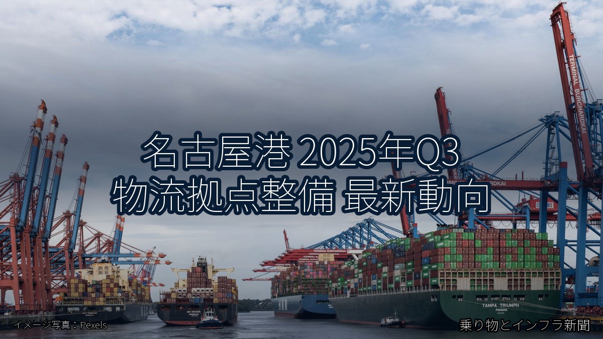 名古屋港 2025年Q3 物流拠点整備 最新動向（乗り物とインフラ新聞）