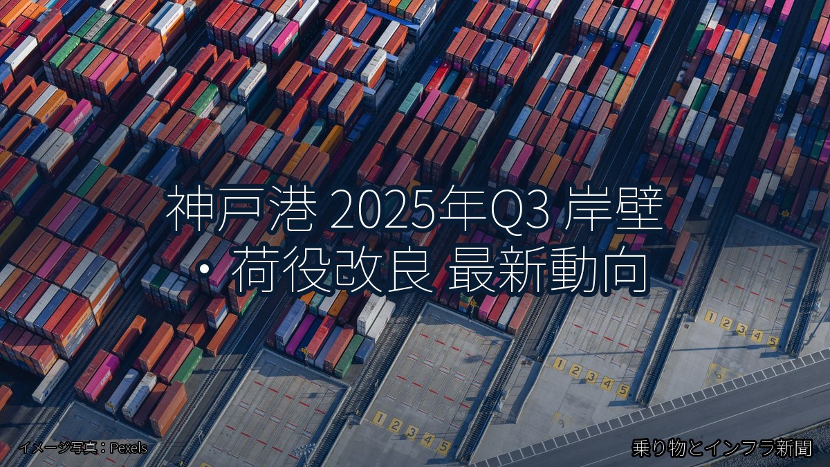 神戸港 2025年Q3 岸壁・荷役改良 最新動向（乗り物とインフラ新聞）