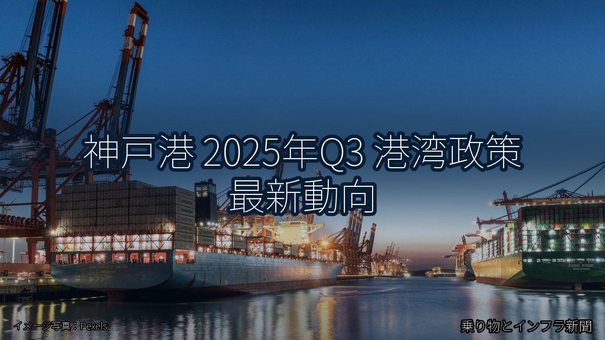 神戸港 2025年Q3 港湾政策 最新動向（乗り物とインフラ新聞）