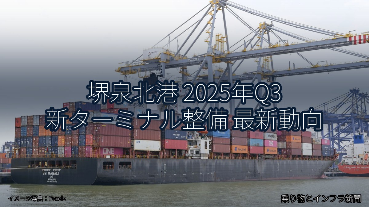 堺泉北港 2025年Q3 新ターミナル整備 最新動向(乗り物とインフラ新聞)