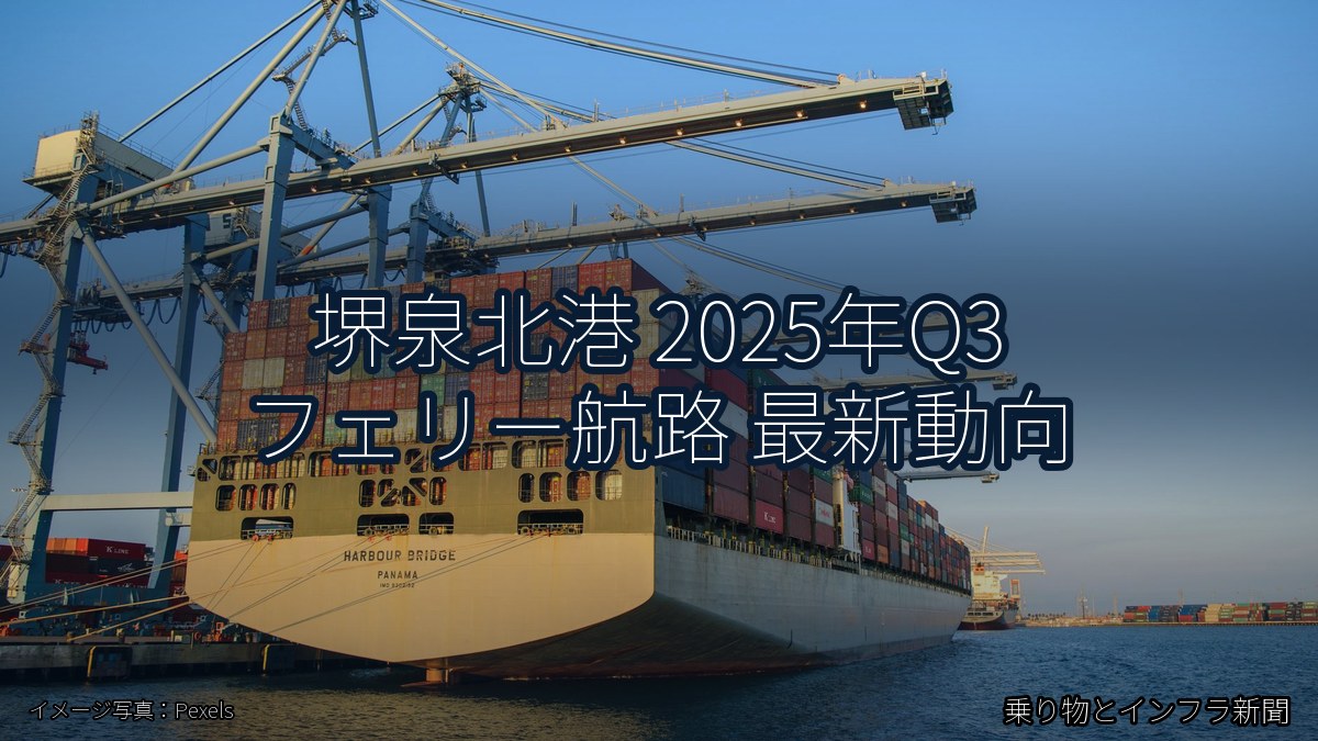 堺泉北港 2025年Q3 フェリー航路 最新動向(乗り物とインフラ新聞)