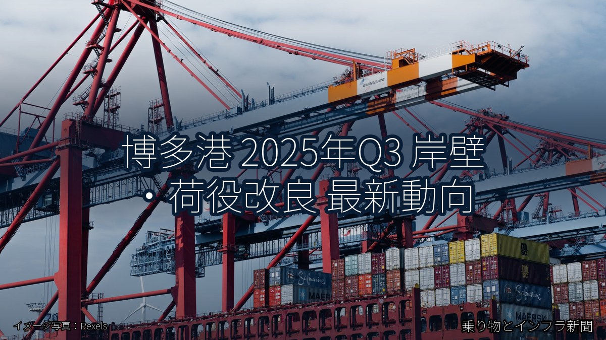博多港 2025年Q3 岸壁・荷役改良 最新動向（乗り物とインフラ新聞）