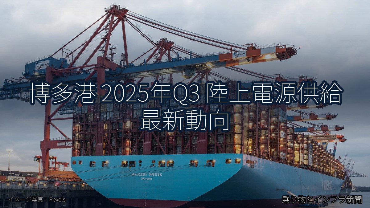 博多港 2025年Q3 陸上電源供給 最新動向（乗り物とインフラ新聞）