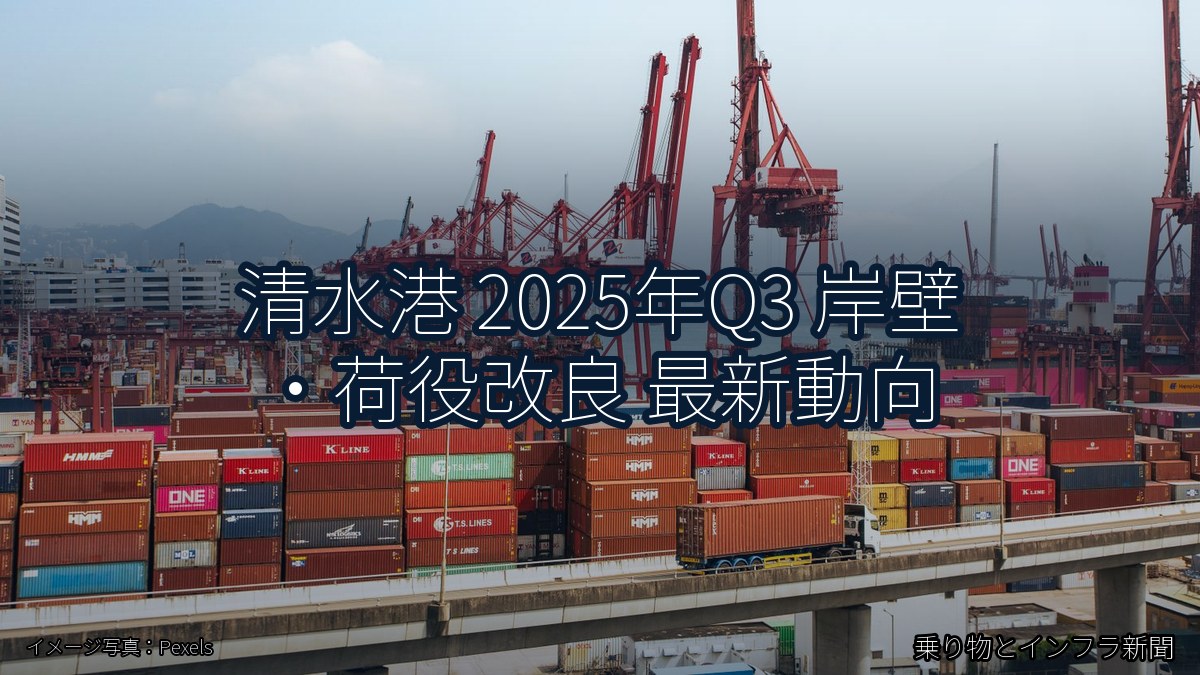 清水港 2025年Q3 岸壁・荷役改良 最新動向（乗り物とインフラ新聞）