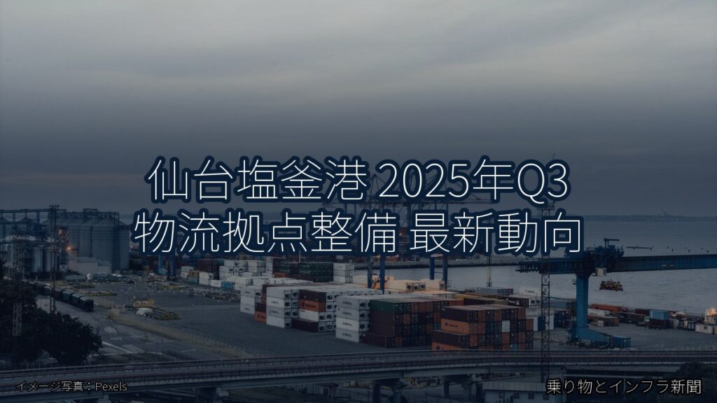 仙台塩釜港 2025年Q3 物流拠点整備 最新動向（乗り物とインフラ新聞）
