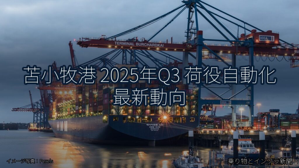苫小牧港 2025年Q3 荷役自動化 最新動向（乗り物とインフラ新聞）