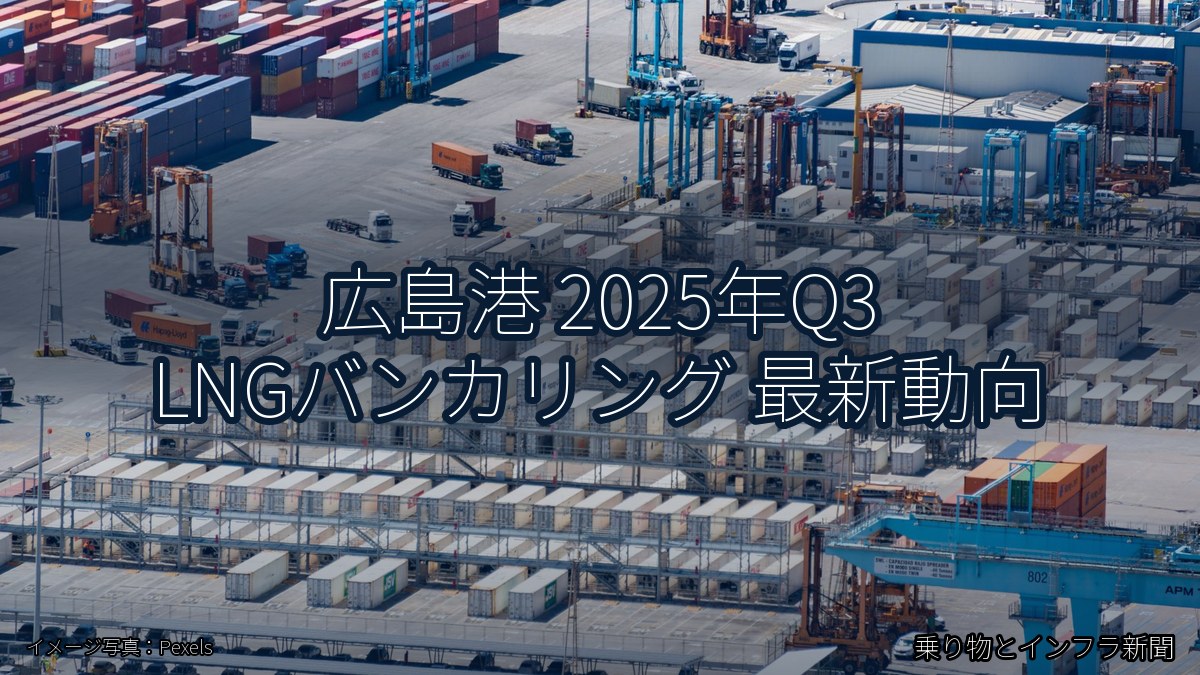 広島港 2025年Q3 LNGバンカリング 最新動向（乗り物とインフラ新聞）