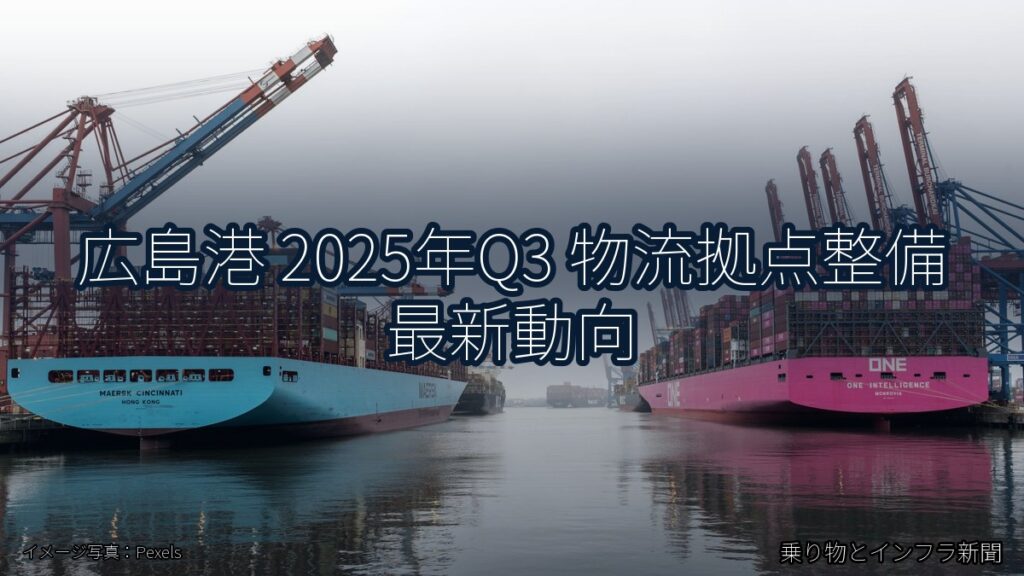 広島港 2025年Q3 物流拠点整備 最新動向（乗り物とインフラ新聞）