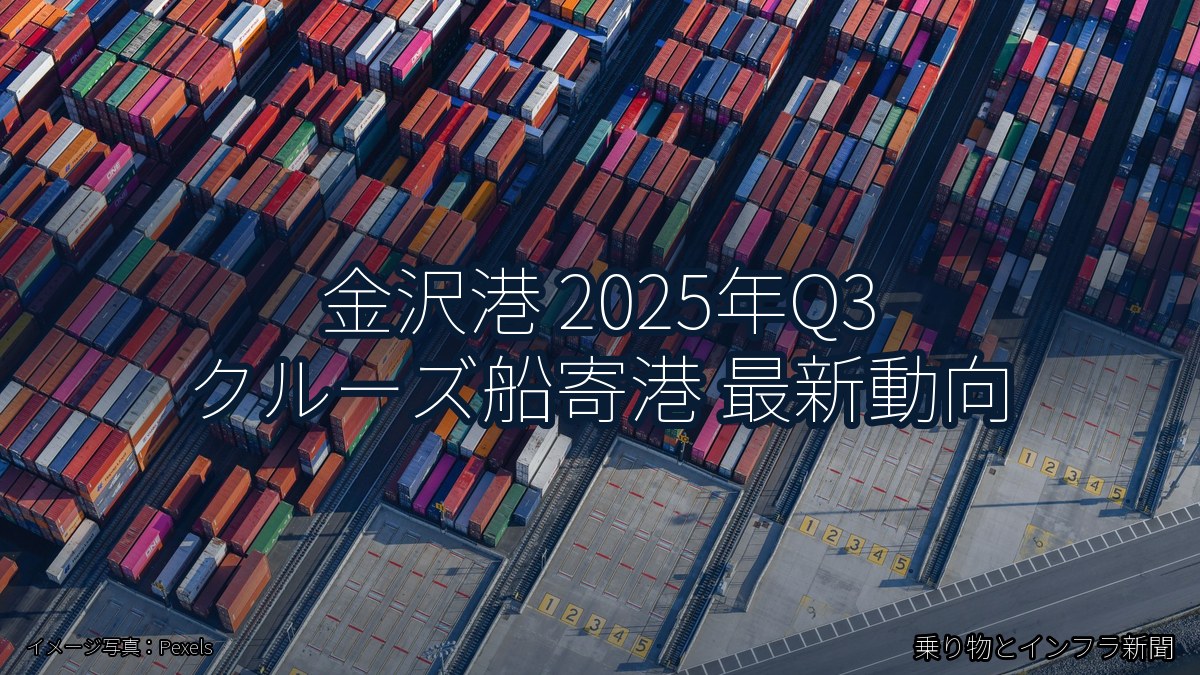 金沢港 2025年Q3 クルーズ船寄港 最新動向（乗り物とインフラ新聞）
