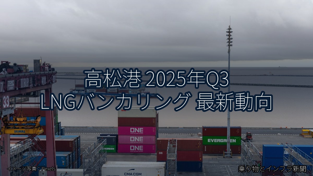 高松港 2025年Q3 LNGバンカリング 最新動向（乗り物とインフラ新聞）