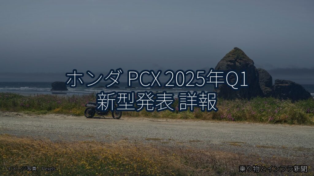 ホンダ PCX 2025年Q1 新型発表 詳報（乗り物とインフラ新聞）
