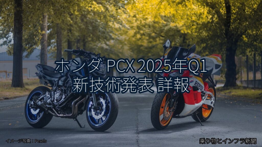 ホンダ PCX 2025年Q1 新技術発表 詳報（乗り物とインフラ新聞）