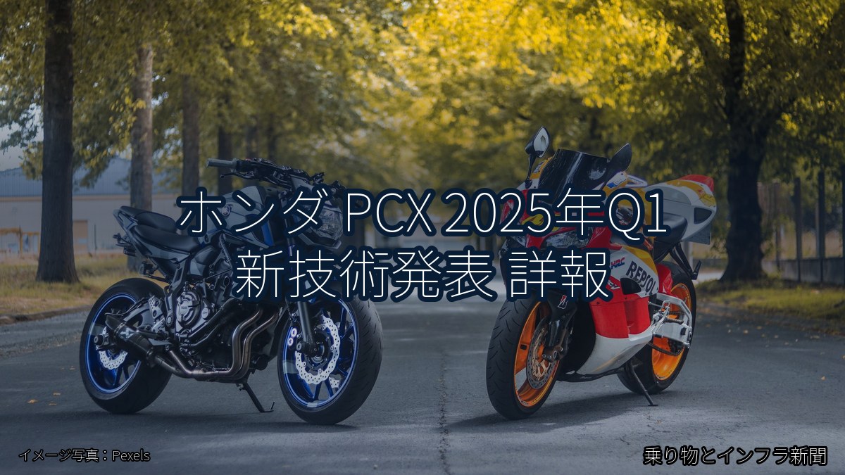 ホンダ PCX 2025年Q1 新技術発表 詳報（乗り物とインフラ新聞）
