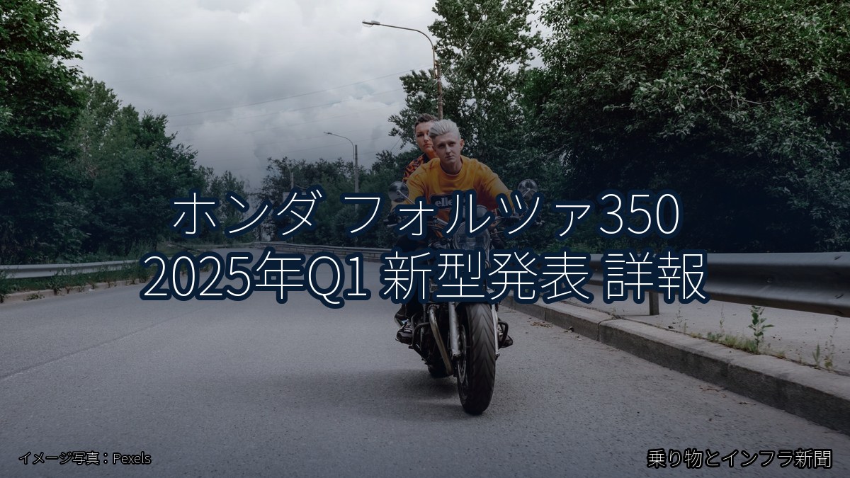 ホンダ フォルツァ350 2025年Q1 新型発表 詳報（乗り物とインフラ新聞）