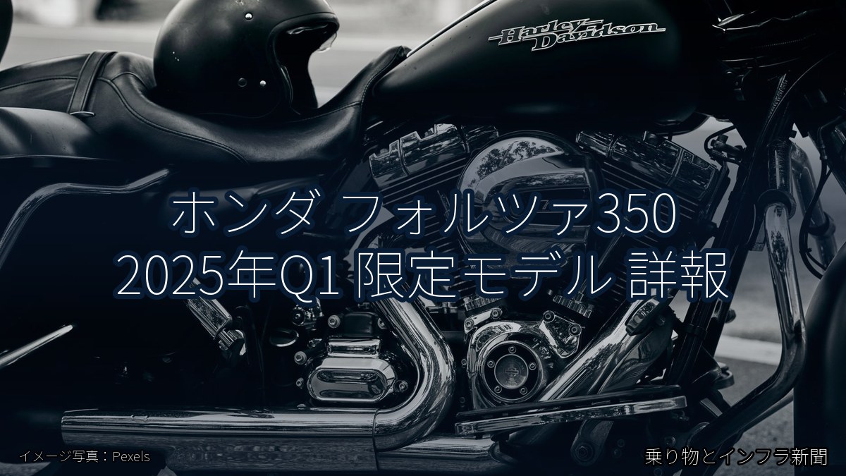 ホンダ フォルツァ350 2025年Q1 限定モデル 詳報（乗り物とインフラ新聞）