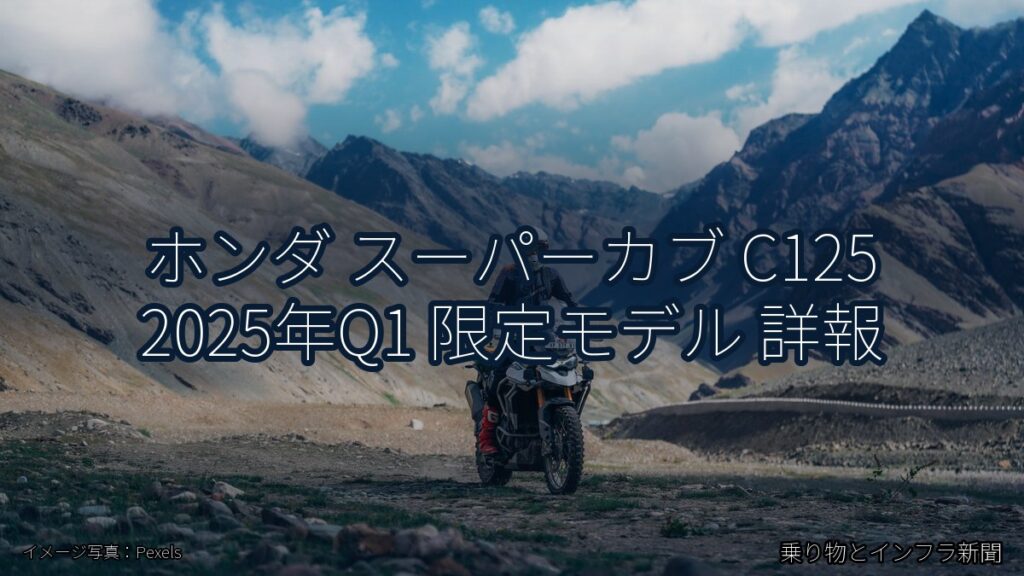 ホンダ スーパーカブ C125 2025年Q1 限定モデル 詳報（乗り物とインフラ新聞）