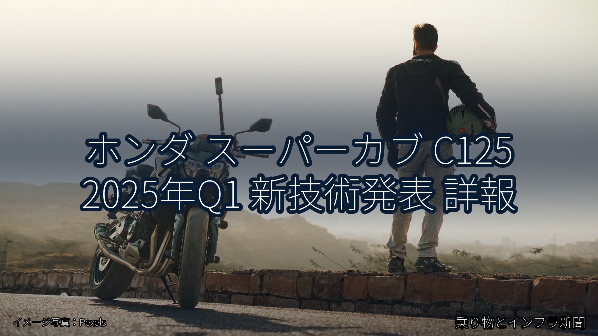 ホンダ スーパーカブ C125 2025年Q1 新技術発表 詳報（乗り物とインフラ新聞）