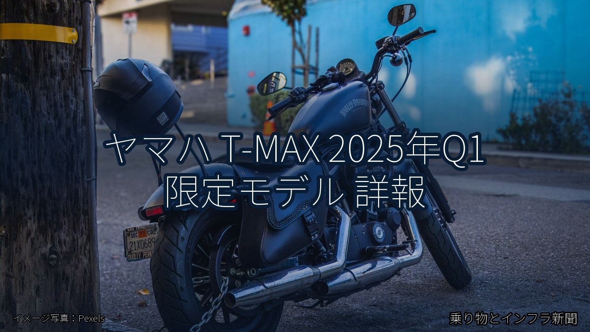 ヤマハ T-MAX 2025年Q1 限定モデル 詳報（乗り物とインフラ新聞）