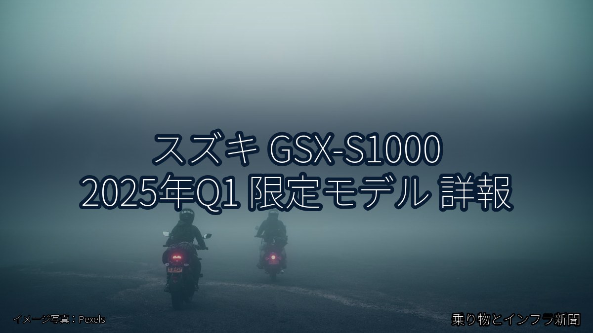 スズキ GSX-S1000 2025年Q1 限定モデル 詳報（乗り物とインフラ新聞）
