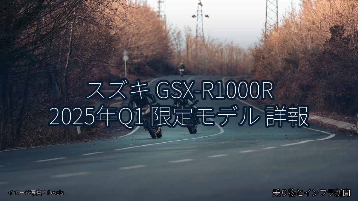 スズキ GSX-R1000R 2025年Q1 限定モデル 詳報（乗り物とインフラ新聞）