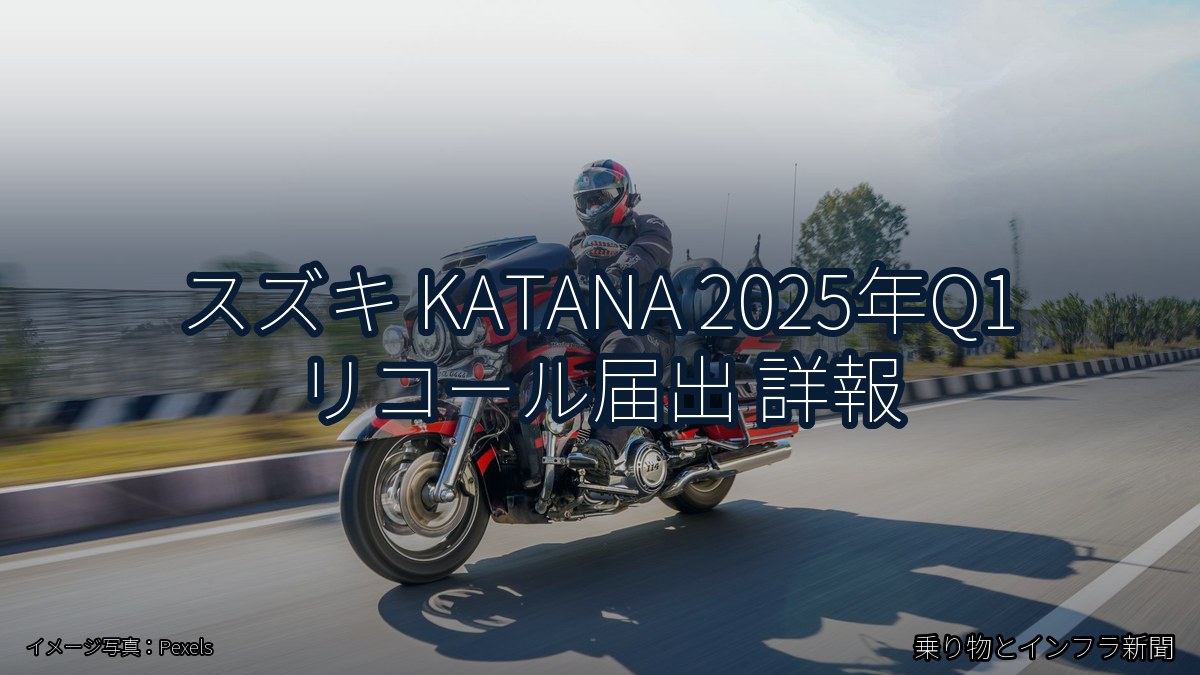 スズキ KATANA 2025年Q1 リコール届出 詳報(乗り物とインフラ新聞)