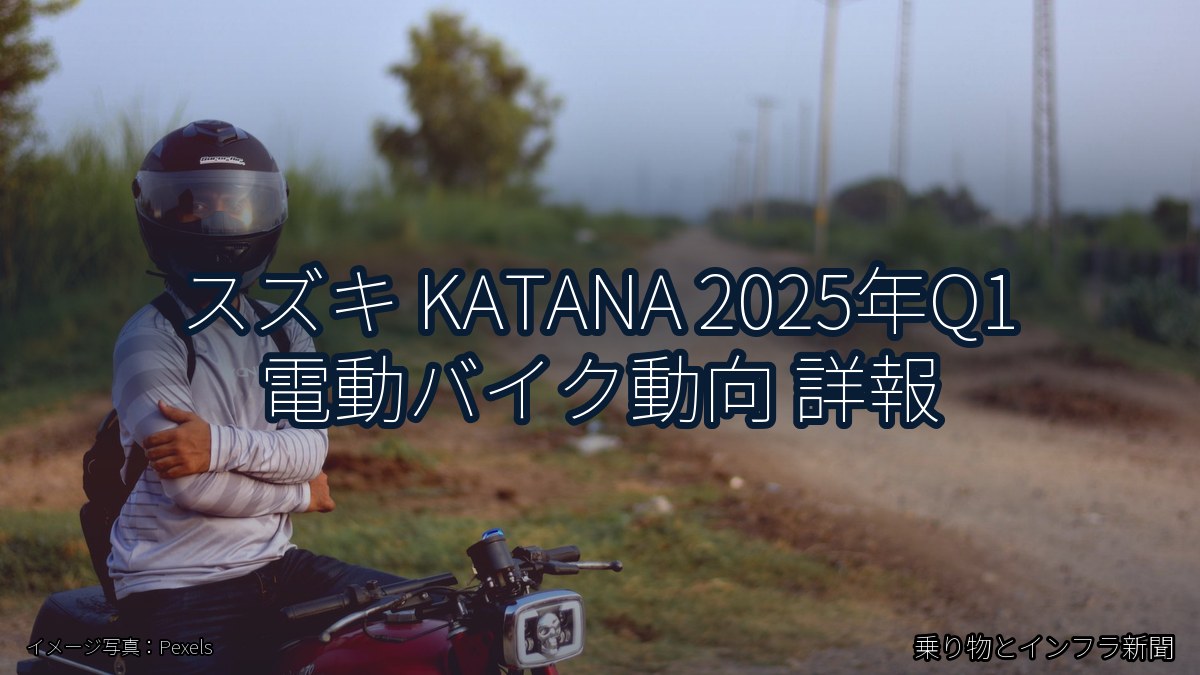スズキ KATANA 2025年Q1 電動バイク動向 詳報（乗り物とインフラ新聞）