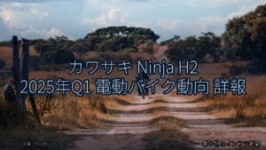 カワサキ Ninja H2 2025年Q1 電動バイク動向 詳報（乗り物とインフラ新聞）