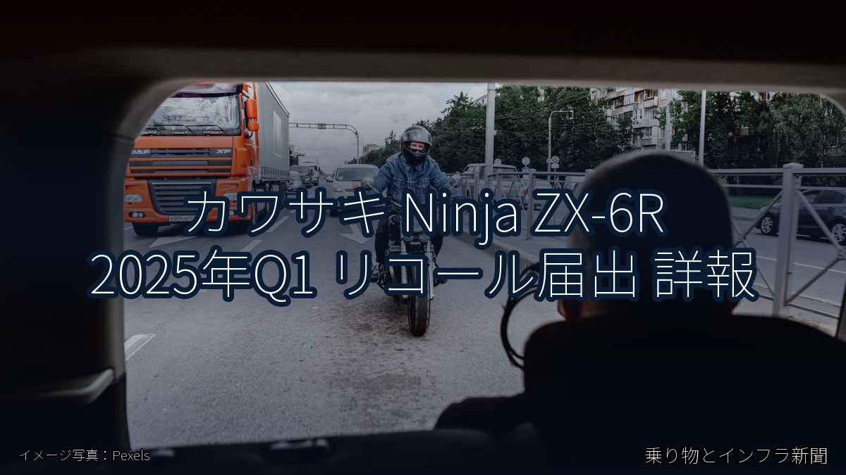カワサキ Ninja ZX-6R 2025年Q1 リコール届出 詳報（乗り物とインフラ新聞）